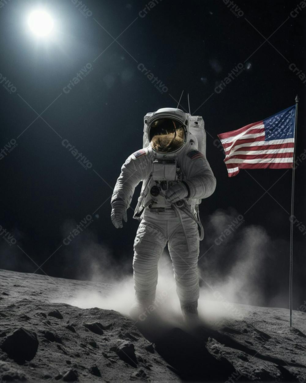 Astronauta Na Lua (1)