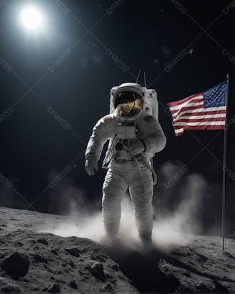 Astronauta na lua