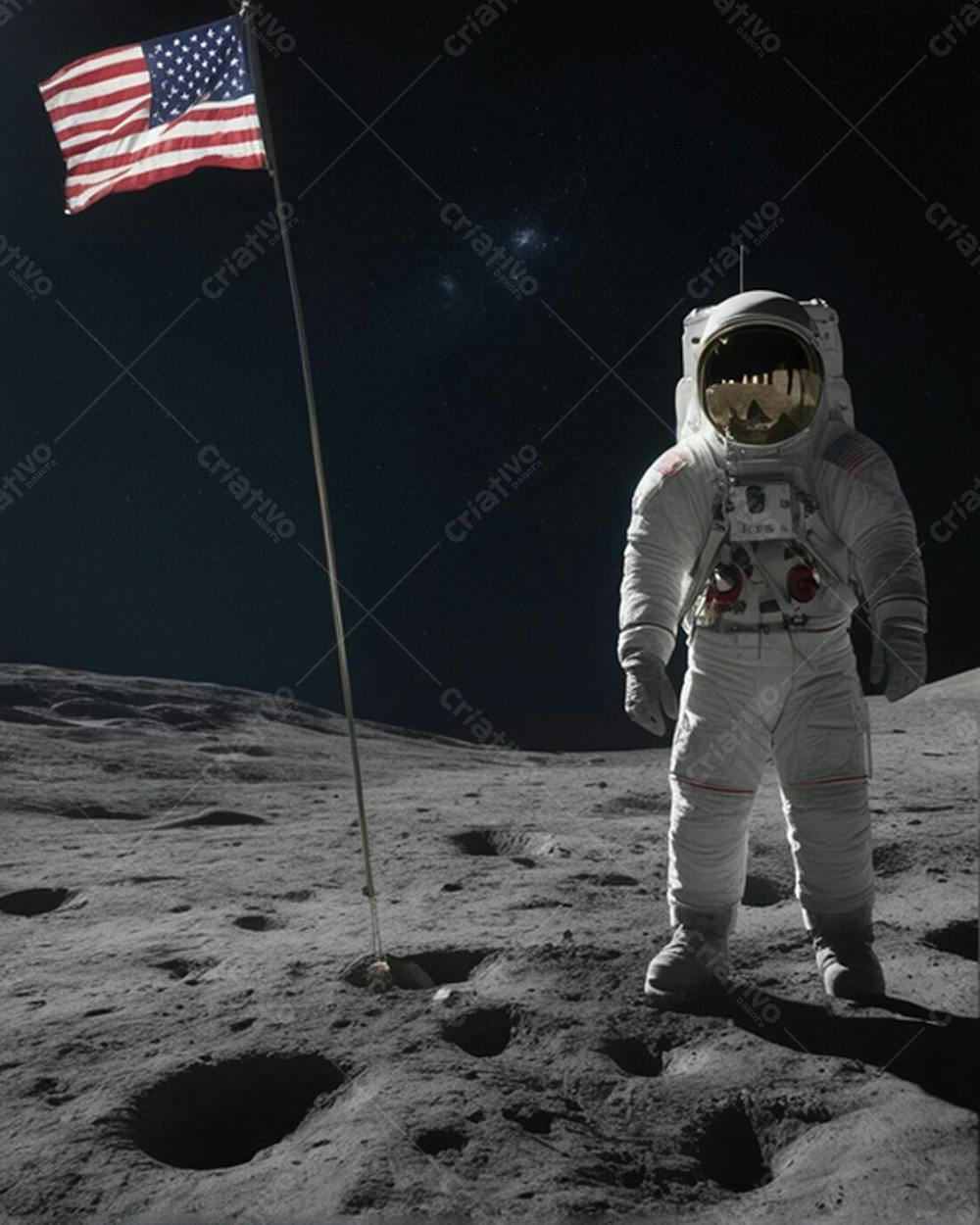 Astronauta Na Lua (5)