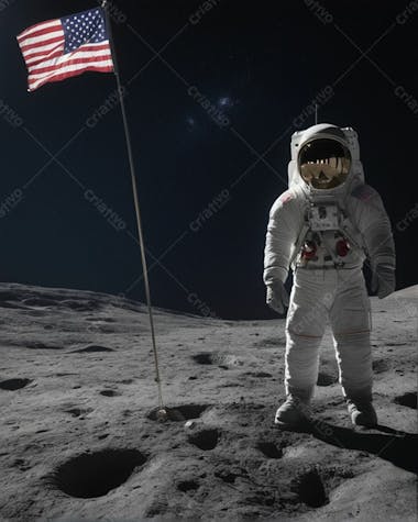 Astronauta na lua