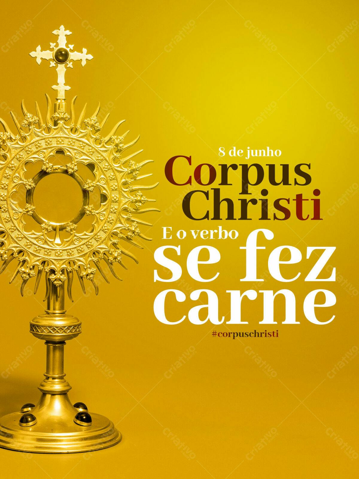 Flyer Corpus Christi PSD Editável
