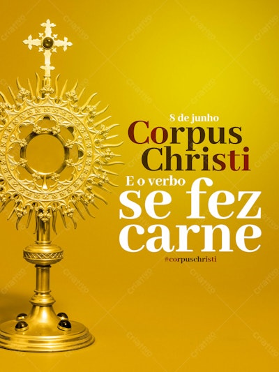 Flyer Corpus Christi PSD Editável