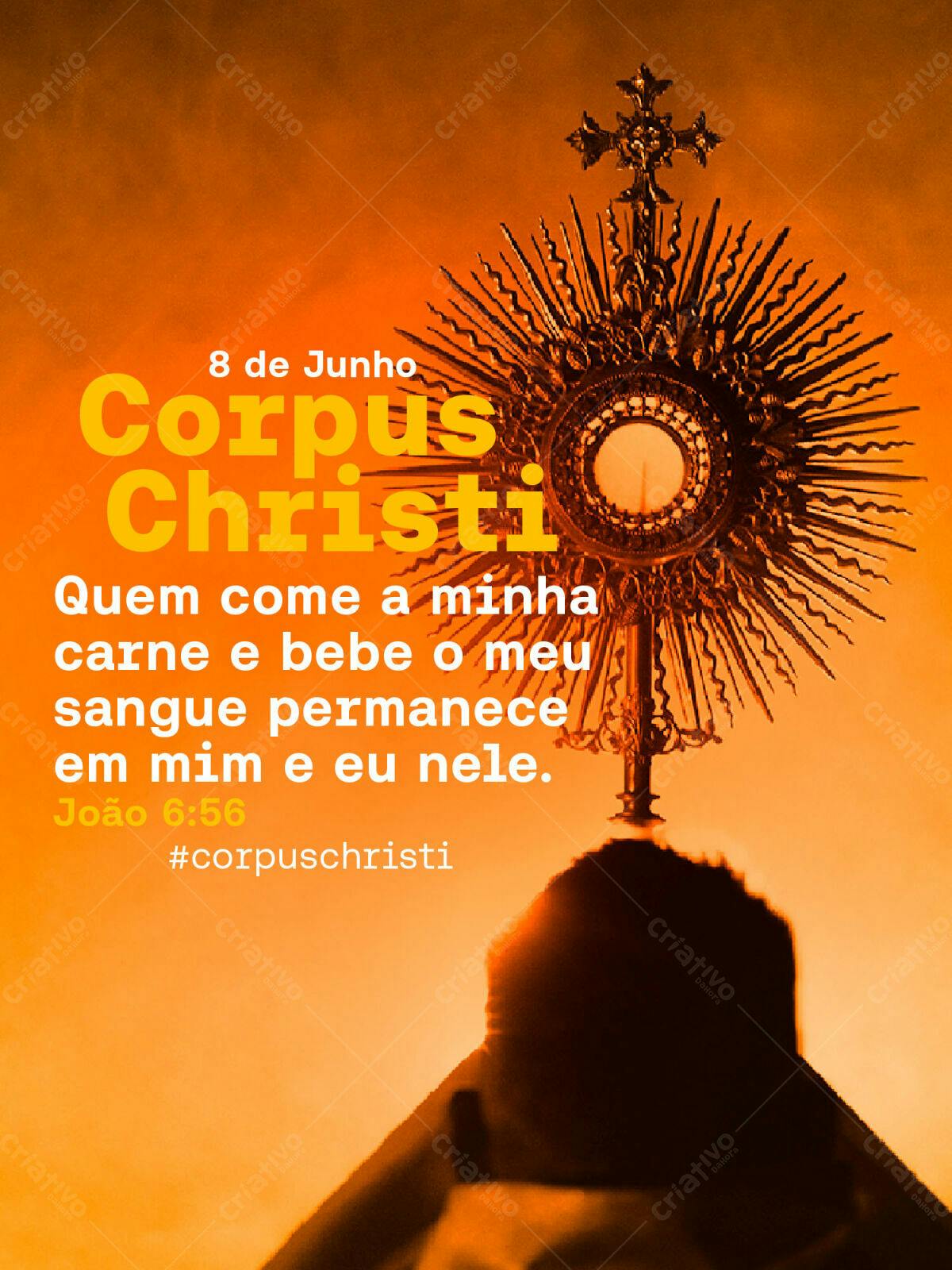 Flyer Corpus Christi PSD Editável