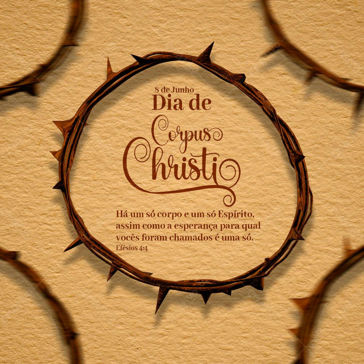 Imagem Dia de Corpus Christi PSD Editável