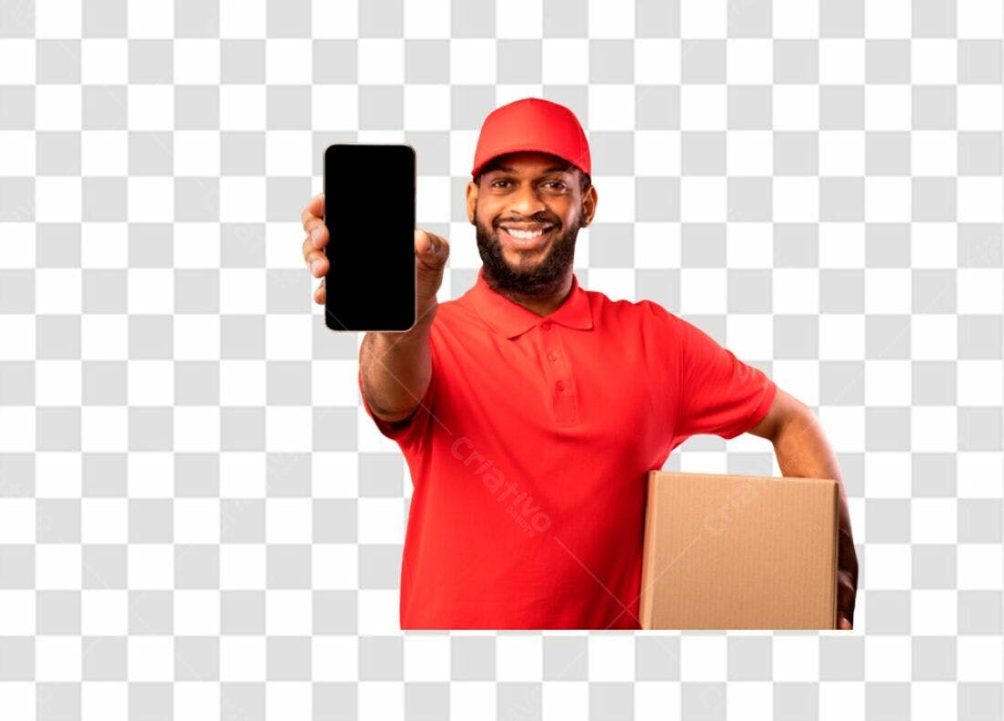 Icone Entrega com Smartphone PNG com fundo transparente
