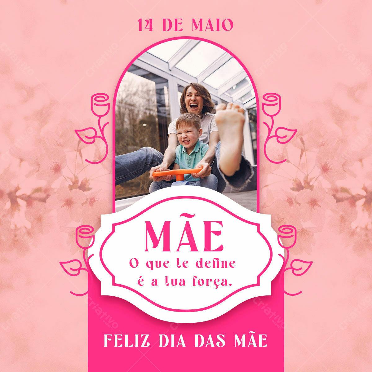 Postagem Dia das Mães PSD Editável