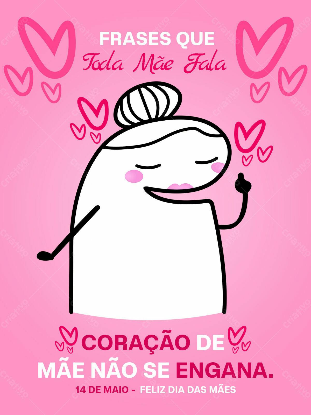 Postagem Dia das Mães PSD Editável