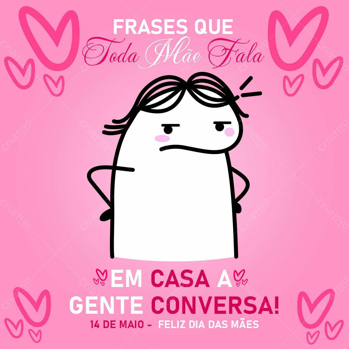 Post para Dia das Mães PSD Editável
