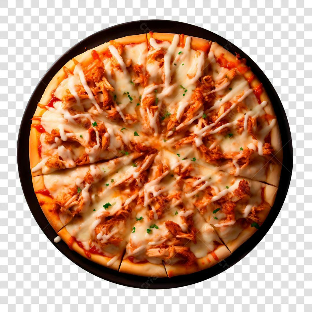 Imagem Pizza Frango PNG com fundo transparente