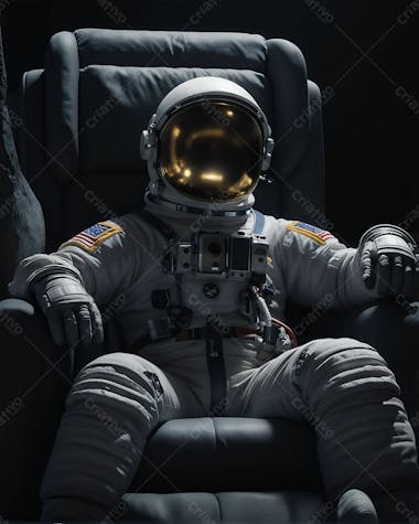 Astronauta no espaço em alta qualidade