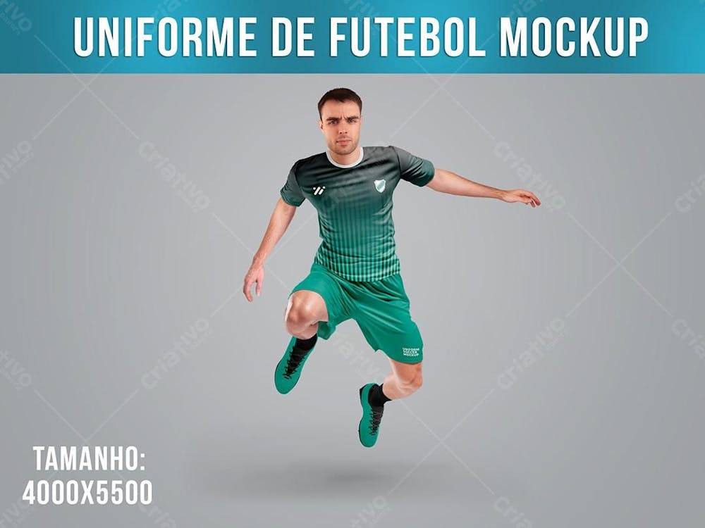 Uniforme De Jogador De Futebol Mockup