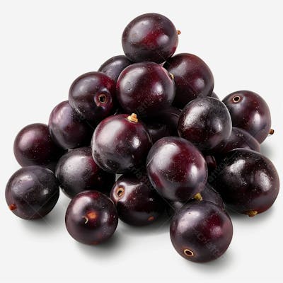 Açaí Fruta Fundo Branco 