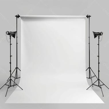 Estudio de fotografia pano branco gratuito free