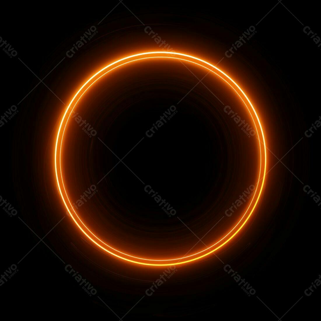 Aro de Luz Laranja Escuro