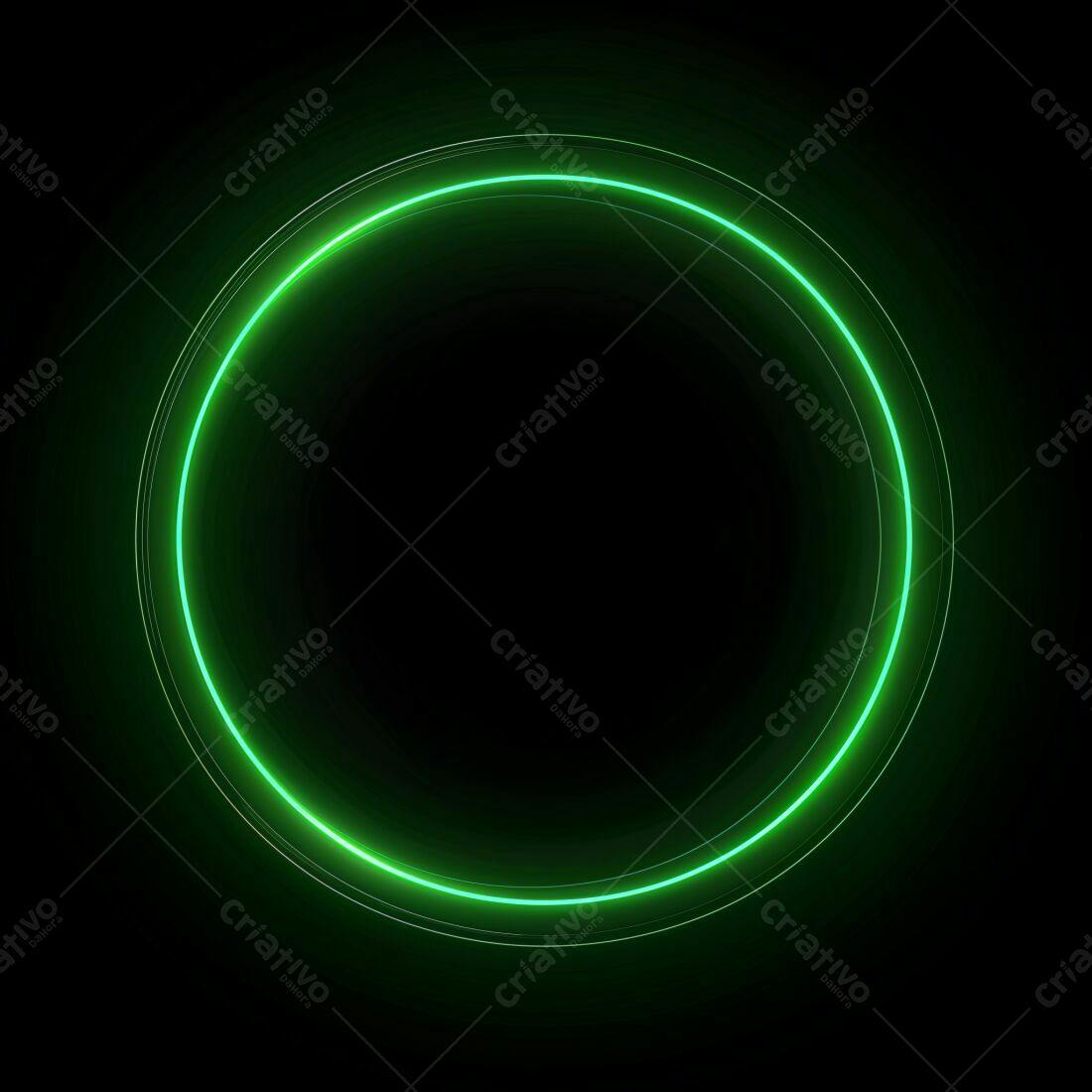 Aro Neon Verde Escuro