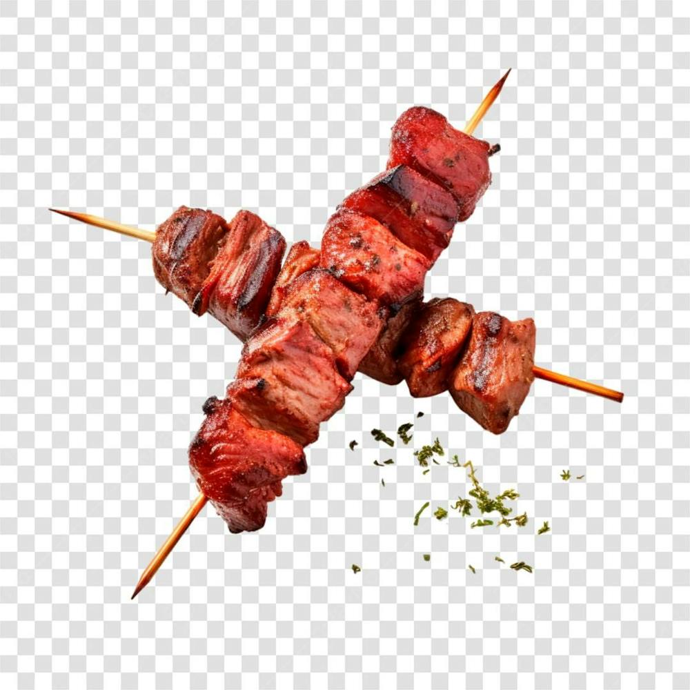 Espetinho De Carne Fundo Transparente Png