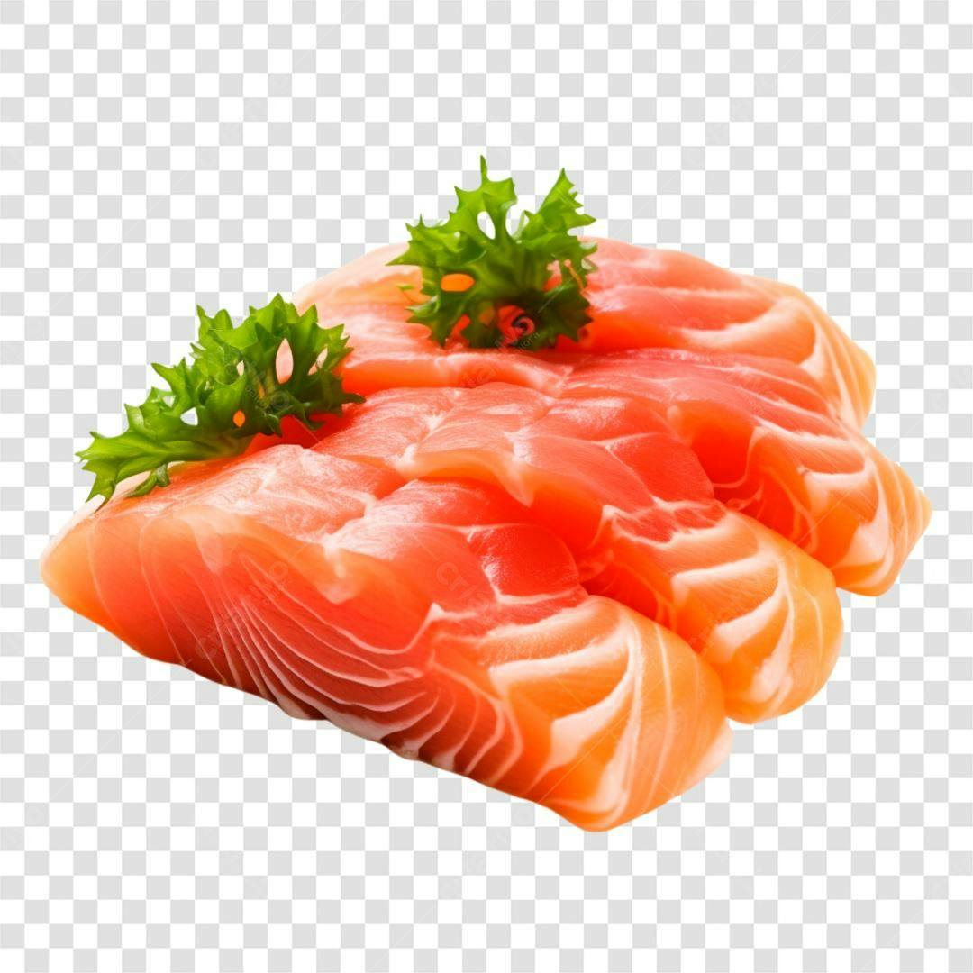 Icone de Salmão PNG com fundo transparente