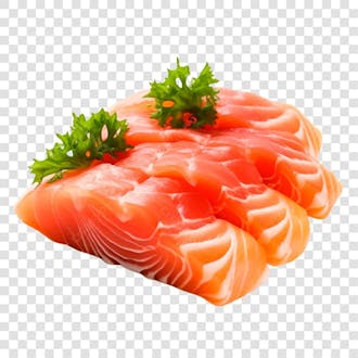 Comida japonesa e sashimi fundo transparente png