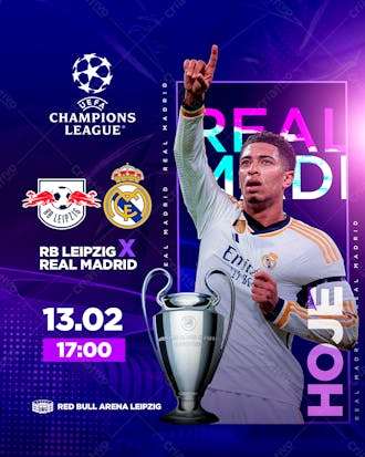 Flyer evento & futebol champions league