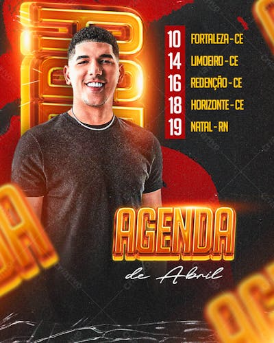 Agenda De Semanal Zé Vaqueiro
