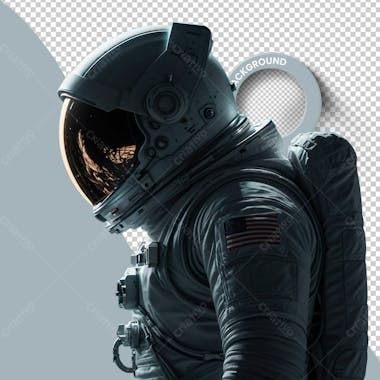 Astronauta 3d png transparente