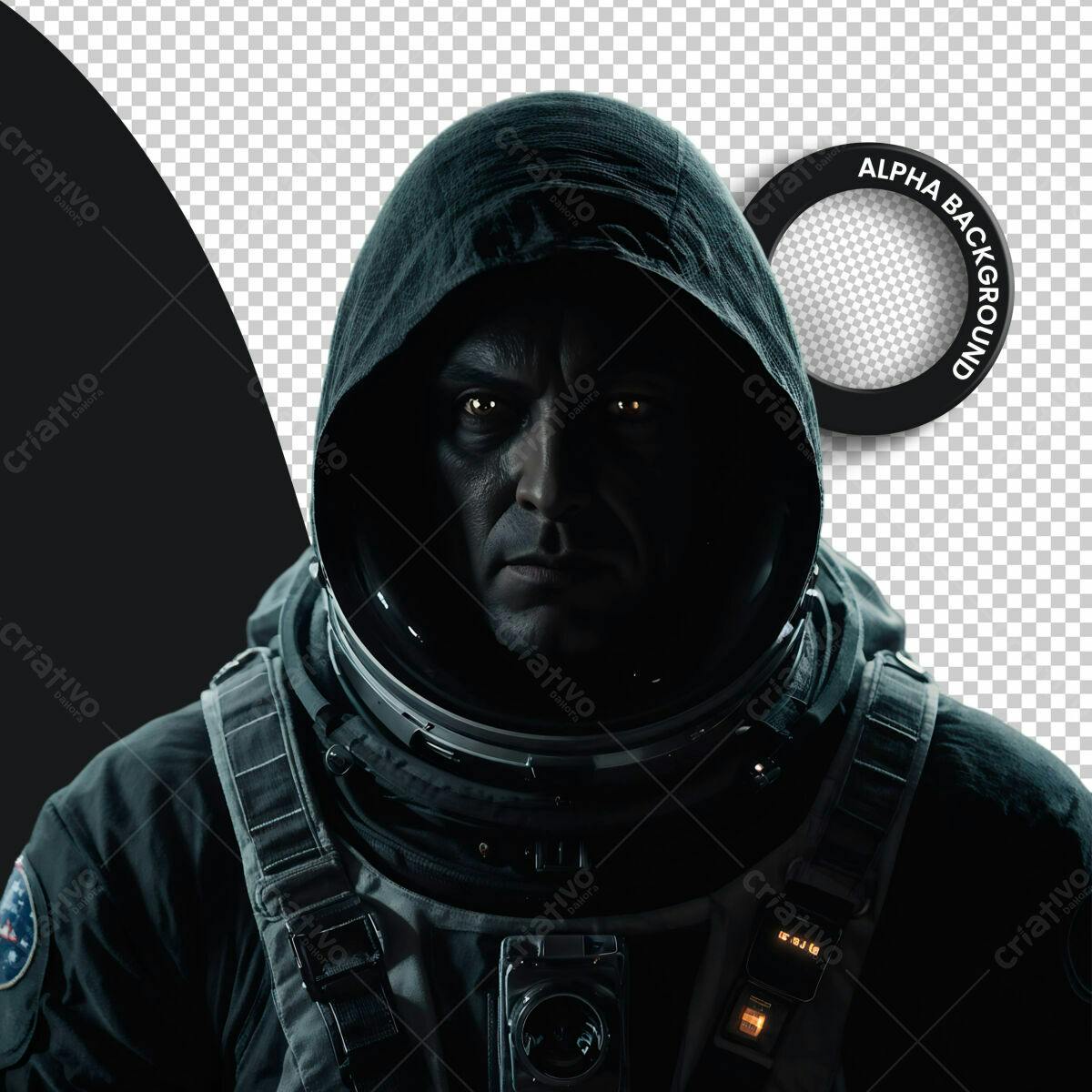 PSD Astronauta para Design de Games PSD Editável