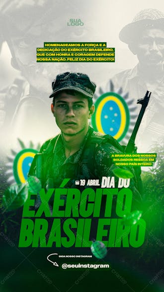 Flyer exercito brasileiro story