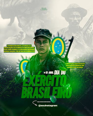 Flyer exercito brasileiro feed