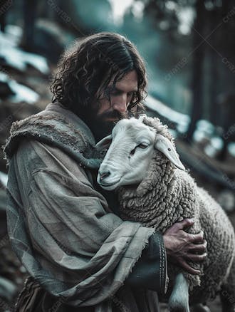 Salmos 23 pastor e ovelha