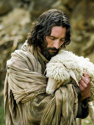 Salmos 23 pastor e ovelha