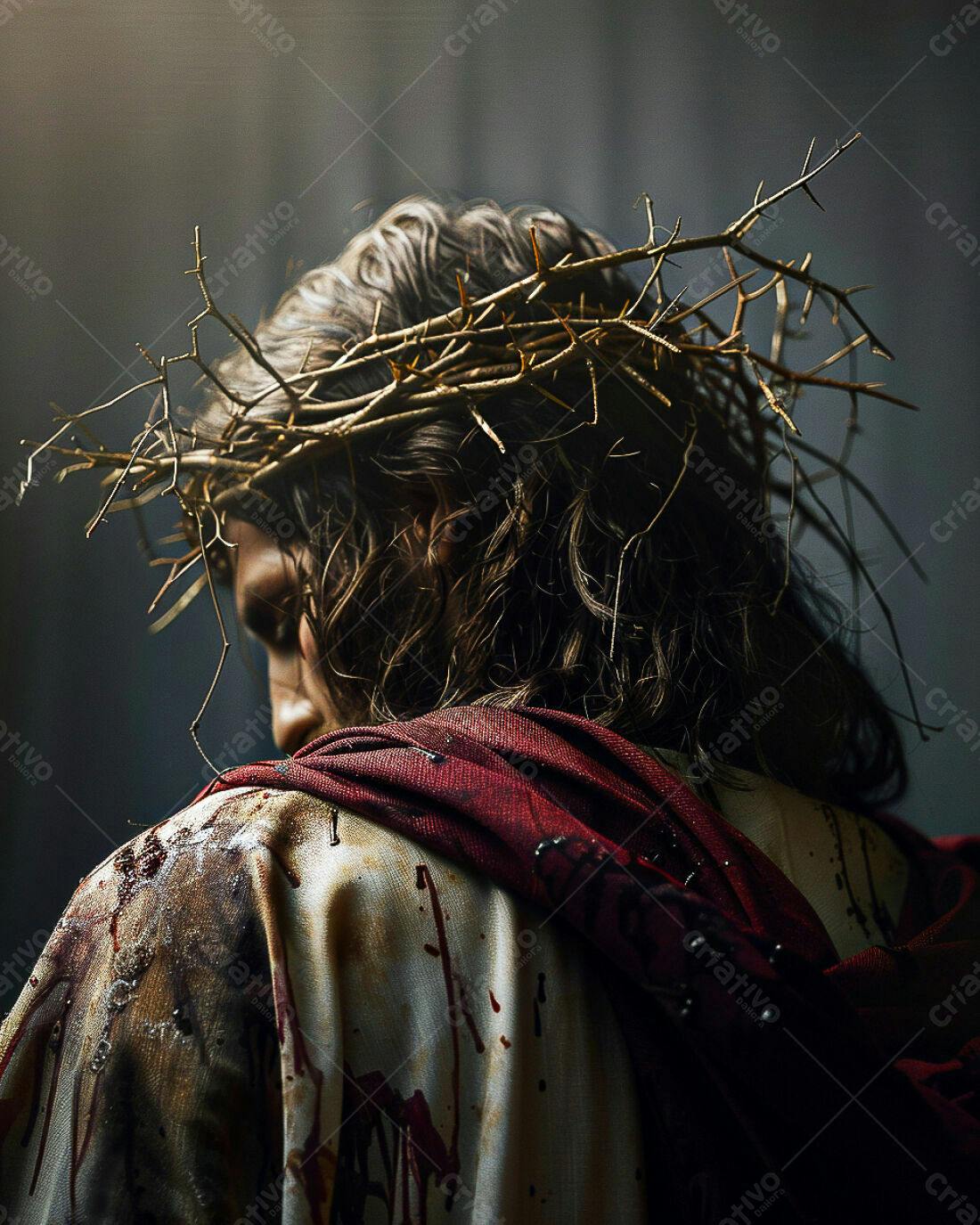 Jesus Cristo coroa de espinhos sofrimento