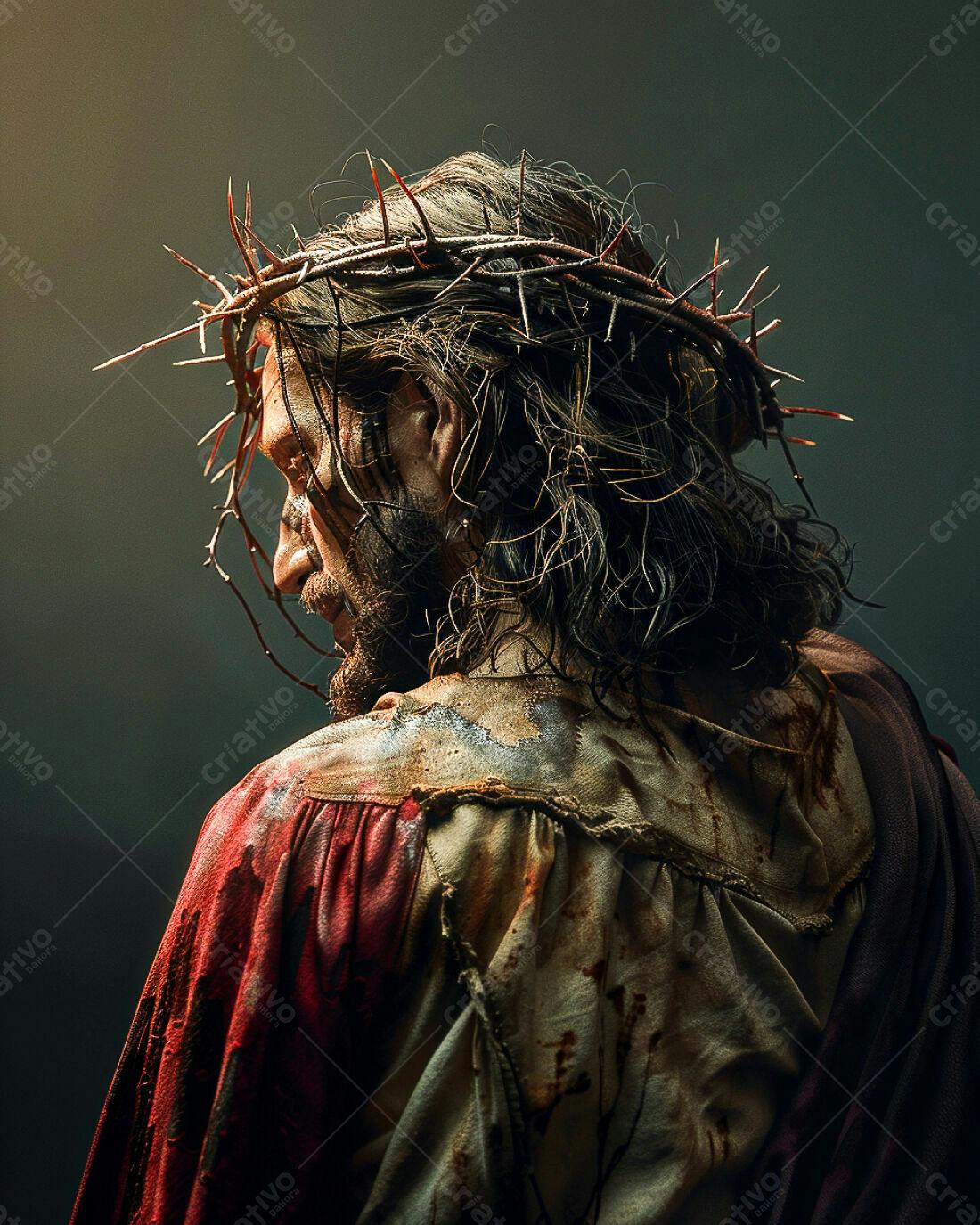 Jesus Cristo coroa de espinhos sofrimento