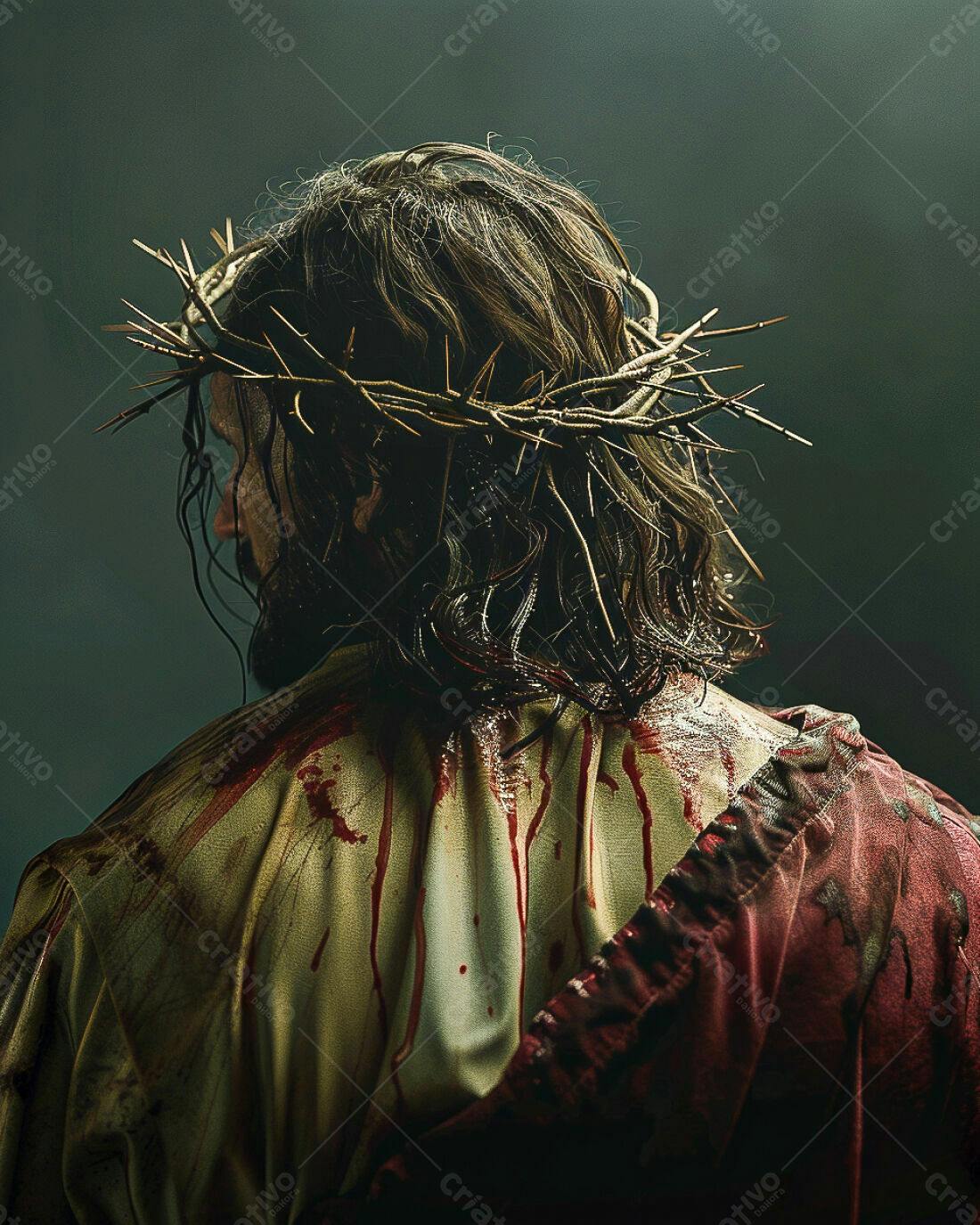 Jesus Cristo coroa de espinhos sofrimento