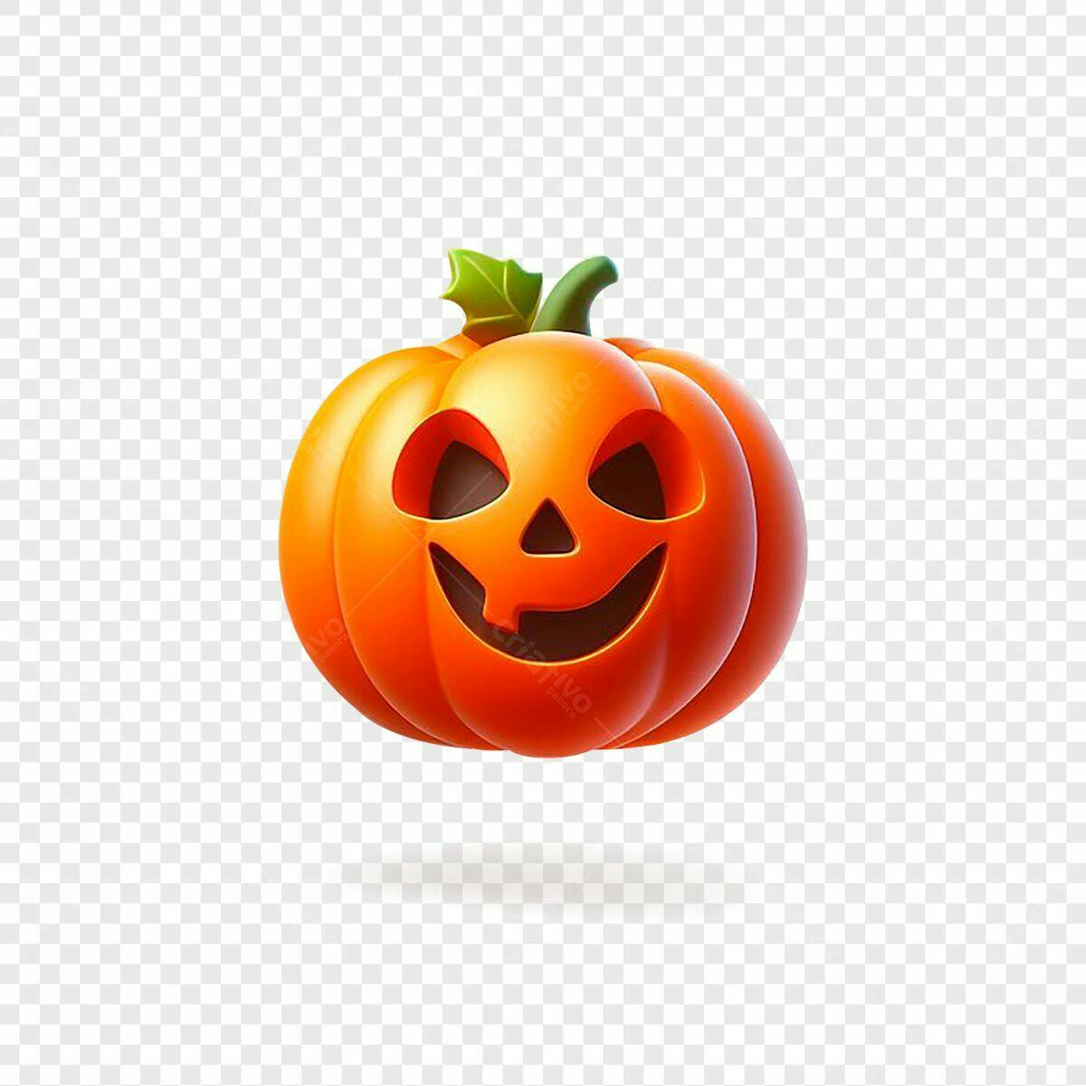 Imagem Abóbora de Halloween PSD Editável