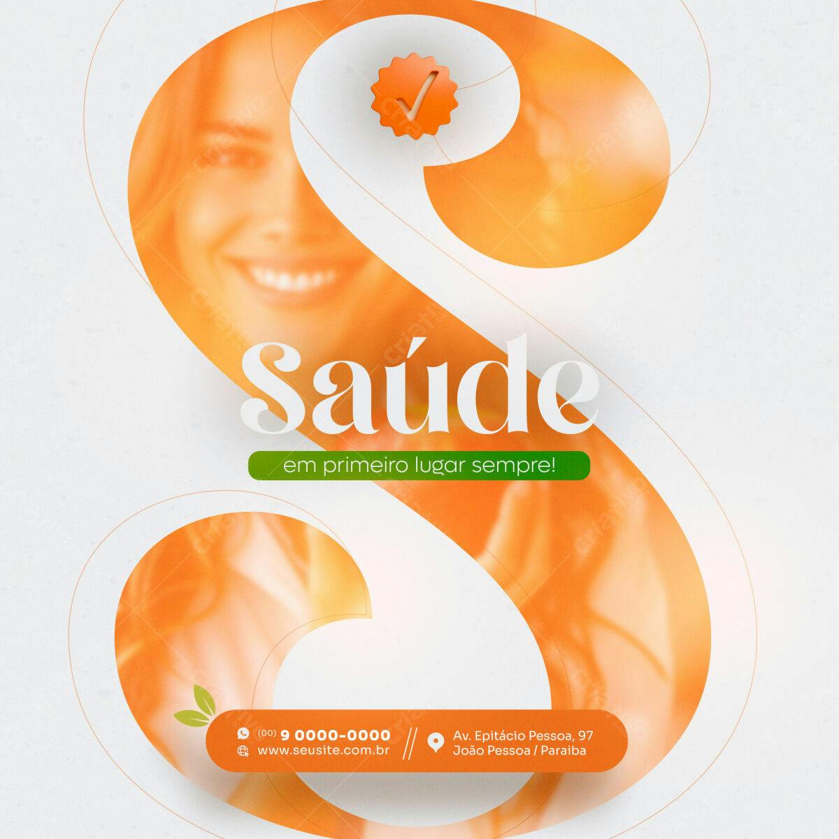 Flyer para Campanha de Saúde PSD Editável