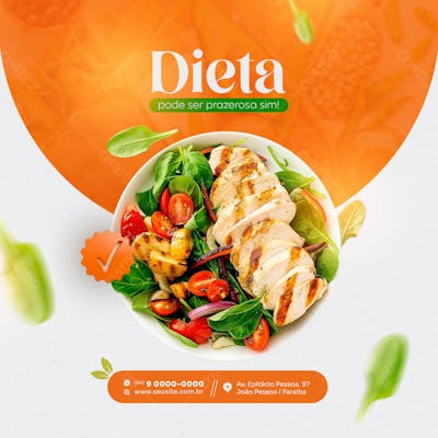 Nutricionista Social Media Post Feed .Zip