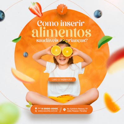 Nutricionista Social Media Post Feed .Zip