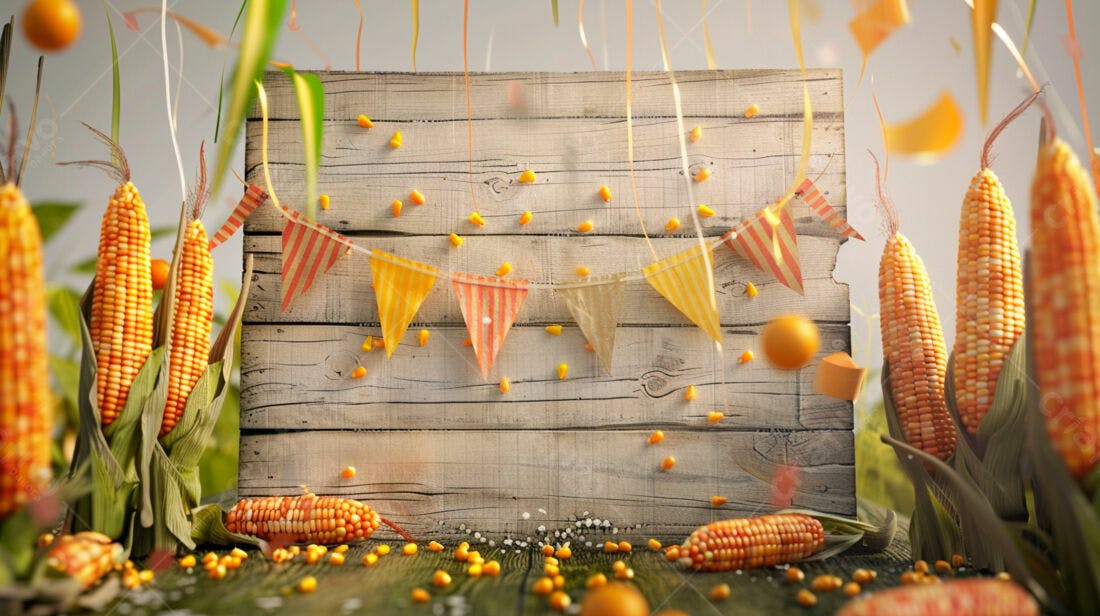 Espigas de milho decoração Outono