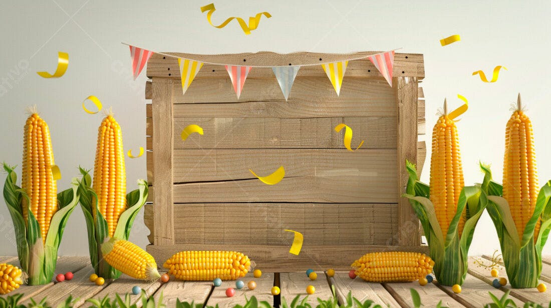 Espigas de milho festa outono decoração