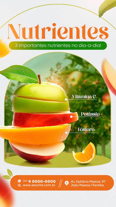 Nutricionista Social Media Post Story .Zip