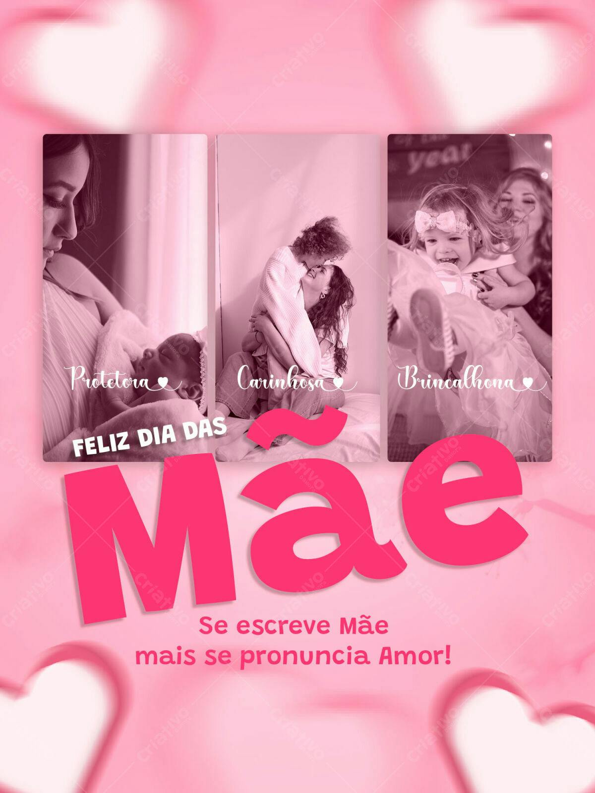 Postagem Dia das Mães PSD Editável