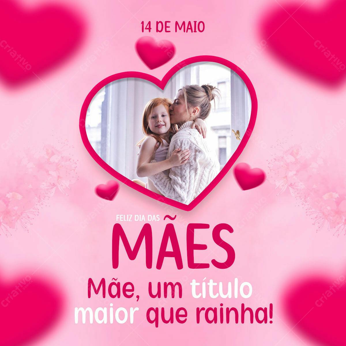 Postagem Dia das Mães PSD Editável