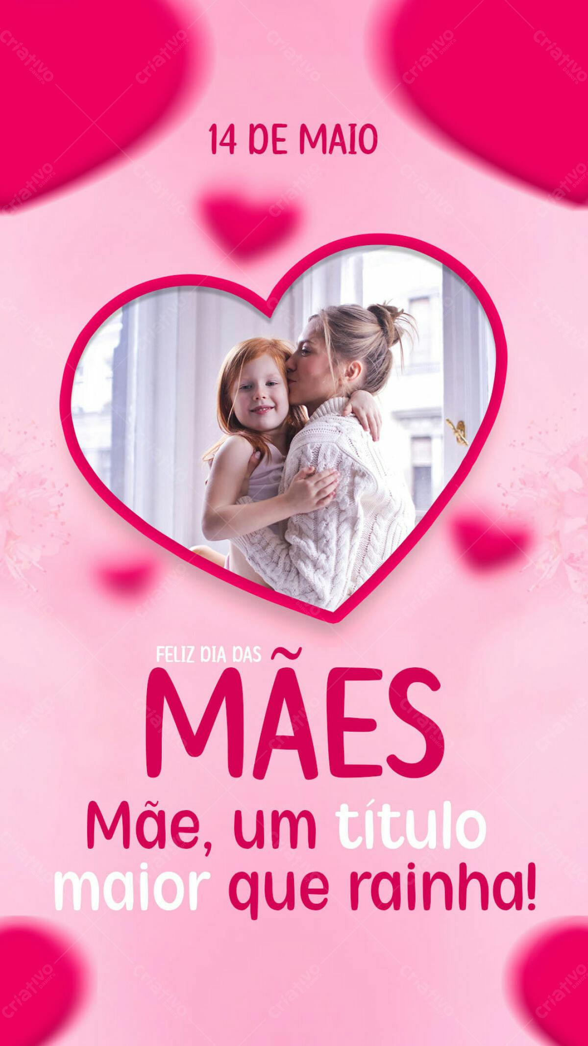 Postagem Dia das Mães PSD Editável