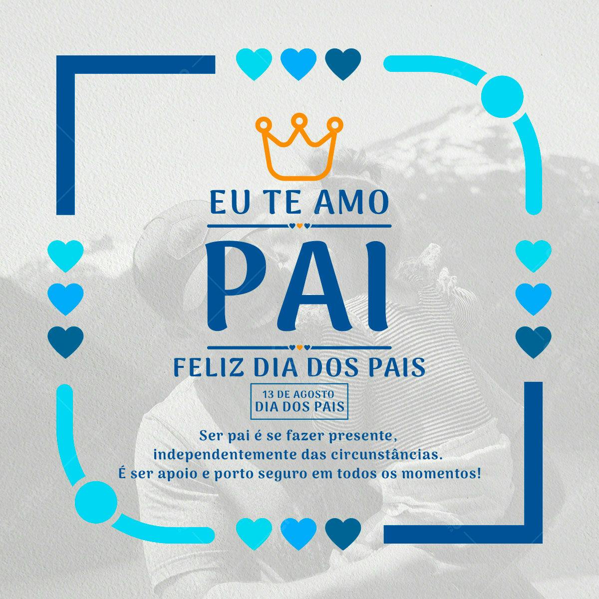 Postagem Dia dos Pais PSD Editável