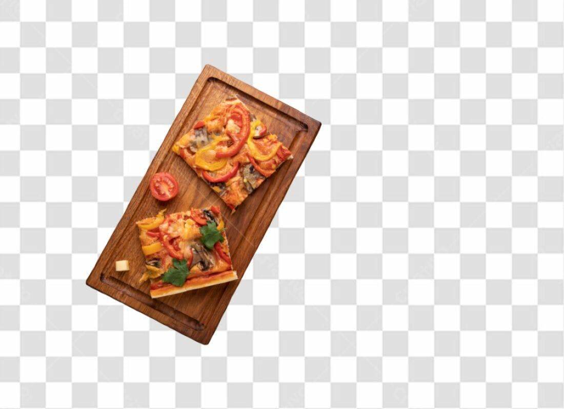 Imagem Pizza Vegetariana PNG com fundo transparente