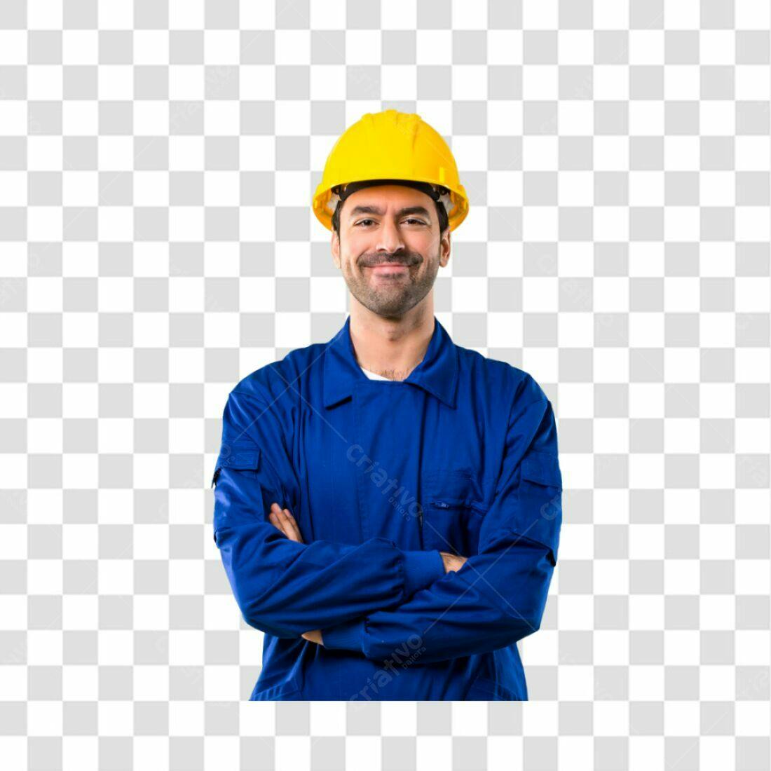 Icone profissional com capacete PNG com fundo transparente