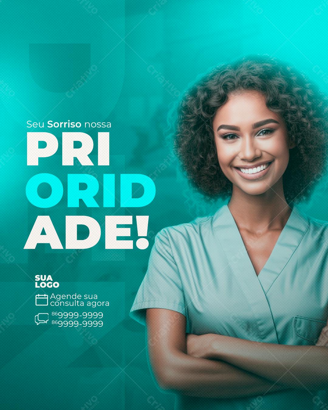 Flyer Odontológico PSD Editável