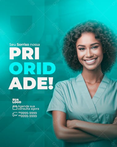 Dentista mulher com dor de dente tratamento dental prioridade