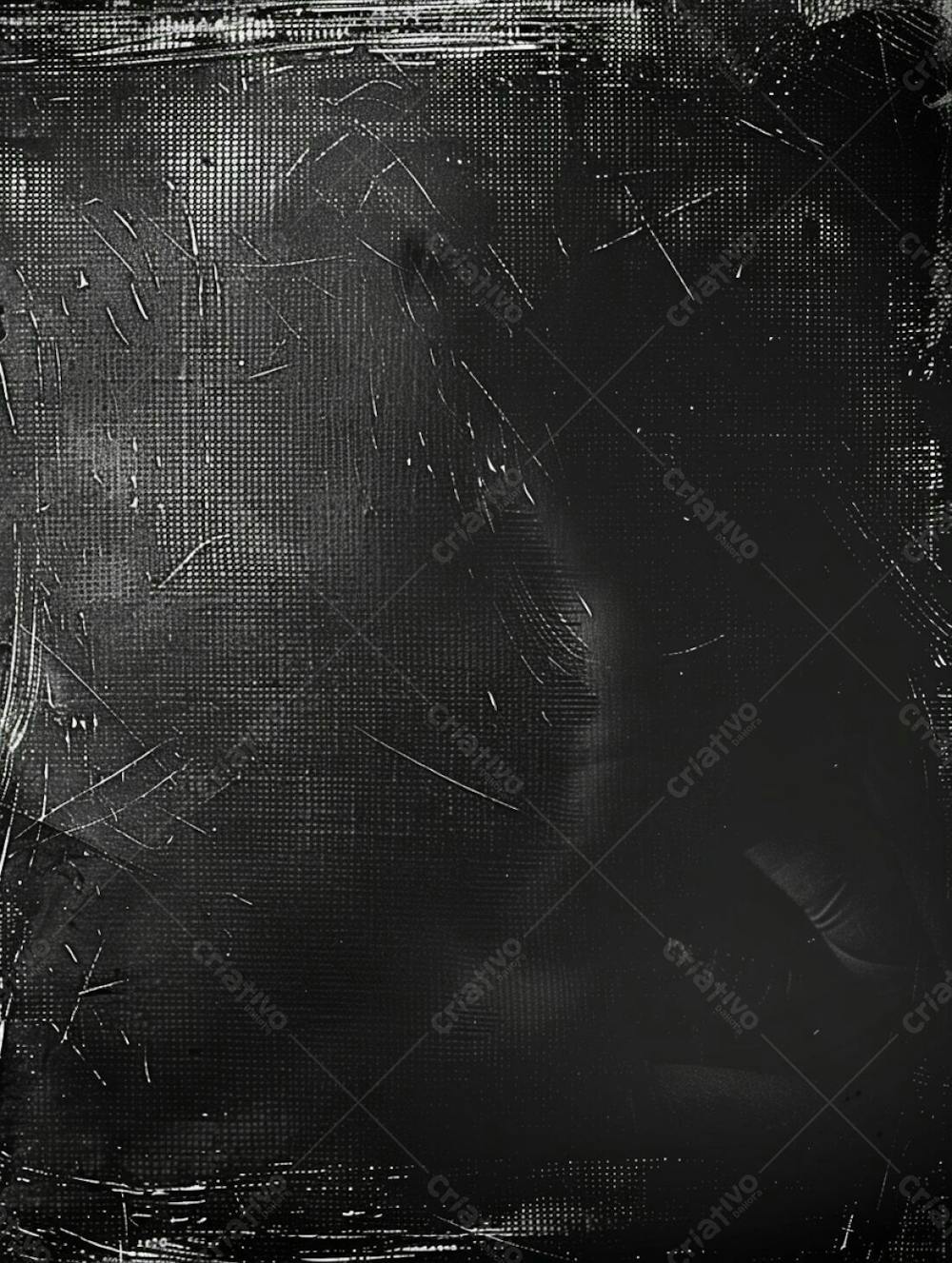 Black Grunge Texture With Black Background, In Layered Mesh Style, Matte Photo