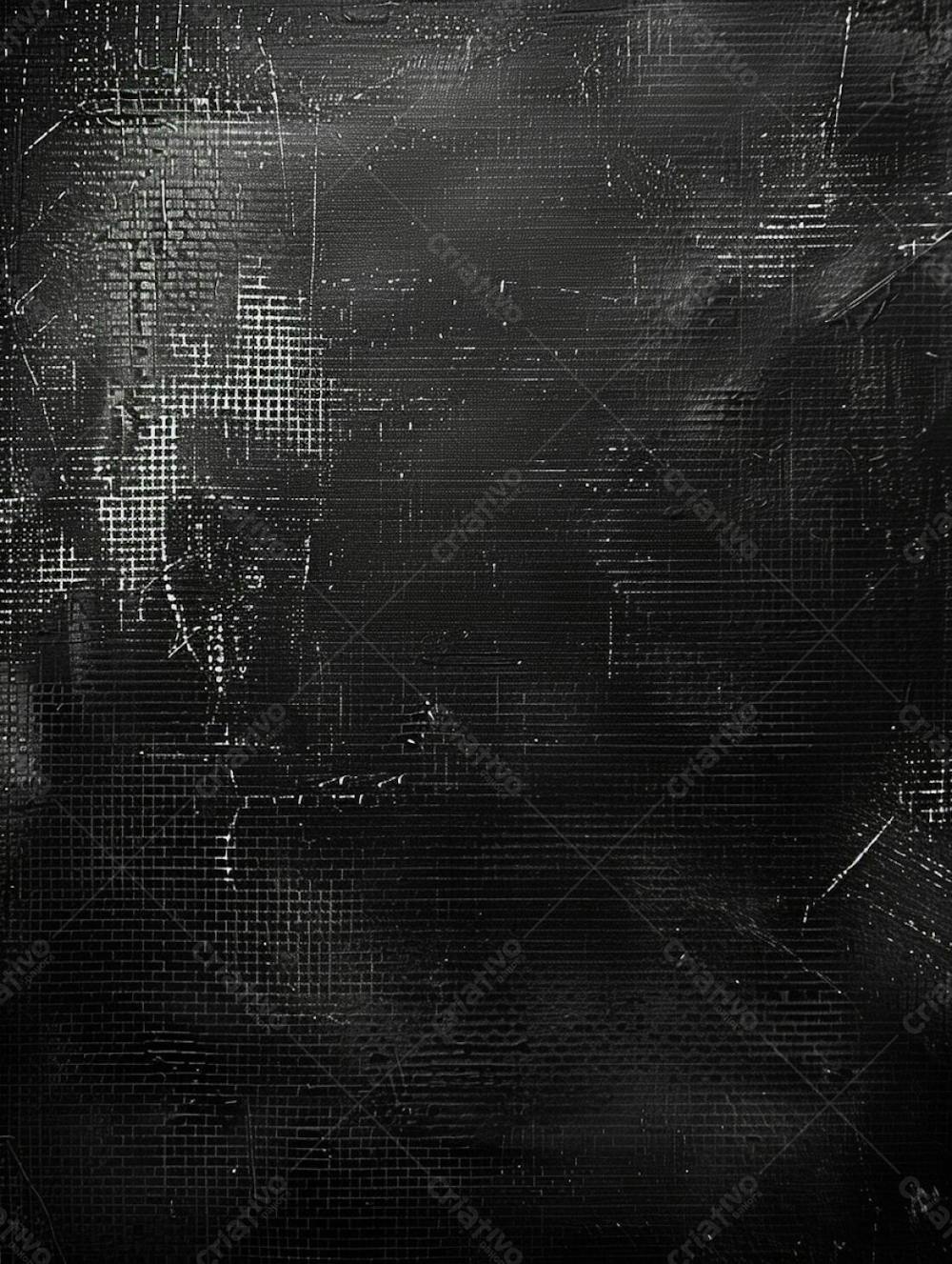 Black Grunge Texture With Black Background, In Layered Mesh Style, Matte Photo